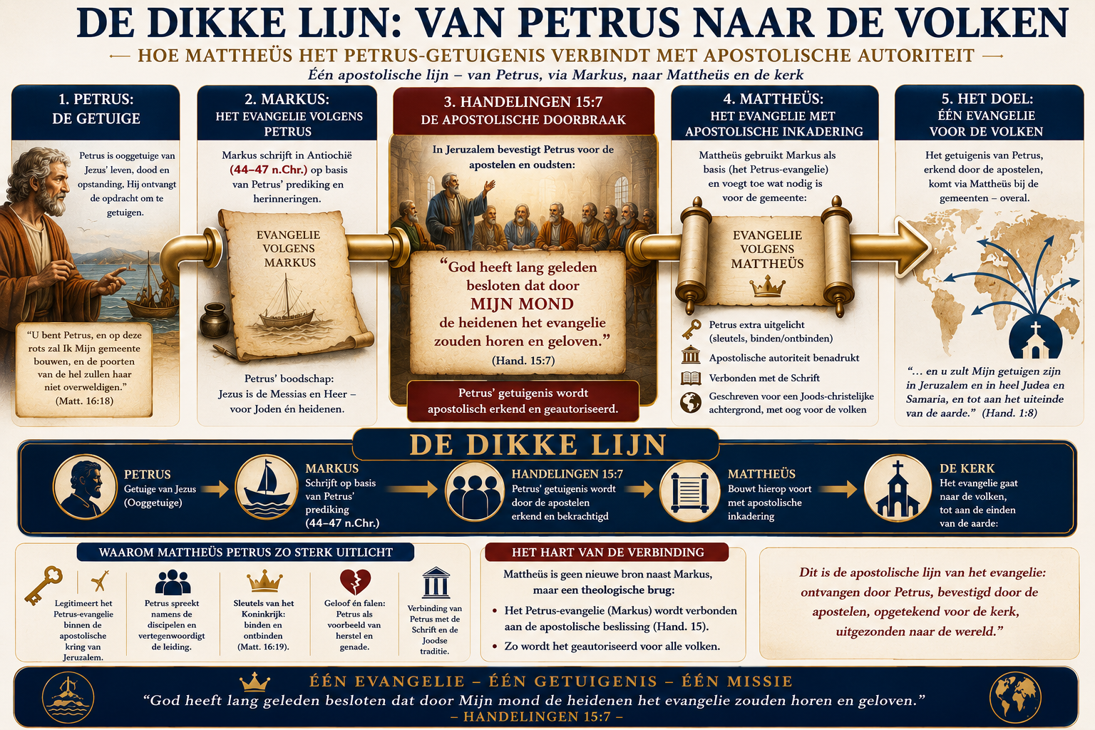Marcus: Van Petrus' kring naar de Missie onder niet-Joden